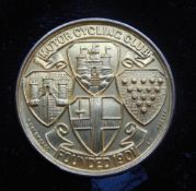 A 9ct gold medal for Motor Cycling Club: awarded to H. M.