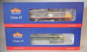 Bachmann, 00 gauge, a Class 47 diesel locomotive No D1677 'Thor': in BR green livery,
