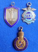 A silver and enamel medal for Liverpool Motor Club: awarded to H.M.Hicks, Reliance Trial, 1930, a F.