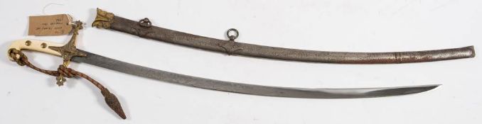 A Victorian 1822 pattern Light Cavalry Officers mameluke by Garden & Sons,