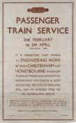 Two British Railway (Eastern) Posters 'Clearance Sale of Unclaimed Property' and an 'Eastern