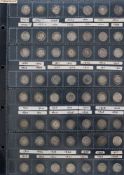 A collection of silver threepence Groats, Three halfpence etc, dating from 1762.