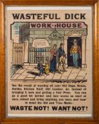 A group of five late Victorian Rag, Bone and Lumber 'window' posters by Samuel Reeves,