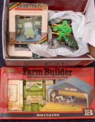 Britains Farm Builder Set 4709: together with a collection of farm and zoo animals and two