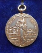 A 9ct gold medal for Motor Cycle Club: The London-Exeter-London Sidecar, 1926 12.
