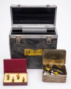 A group of AA lapel and cap badges: together with a group of AA service manuals and publications in
