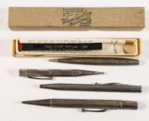 A silver Yard-O-Led propelling pencil, London,