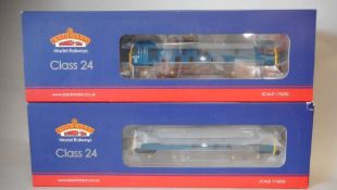 Bachmann, 00 gauge, a Class 24 diesel locomotive No 24077: in BR blue livery,