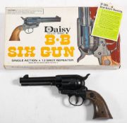 A Daisy BB six gun single action twelve shot repeater 4.