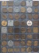 Forty-eight colliery pay checks etc.