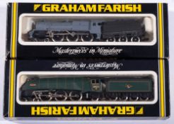 Graham Farish N gauge. No.1865 Class A4 Tender Loco 'Falcon' BR green: together with No.
