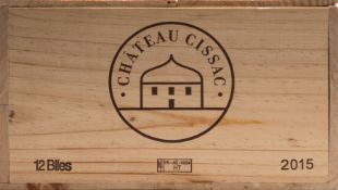 Twelve bottles Chateau Cissac 2015.