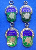 Four silver and enamel ACU Wessex centre medals: awarded to H. M.
