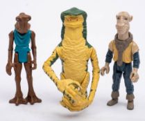 Vintage Kenner Star Wars Figure 'Yak-Face' 3 3/4 inch figure: together with 'Hammer Head' and