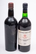 W & J Graham & Co Finest Reserve Vintage Port Vine 1970: and one other unidentified bottle of