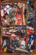 Corgi , Dinky and others.: An unboxed collection of various sports cars, etc.