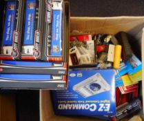 Hornby and others, a collection of assorted track: including curves, straights, points,