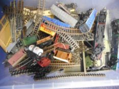 Triang Railways:assorted rolling stock, trackside buildings, trackside accessories, track,