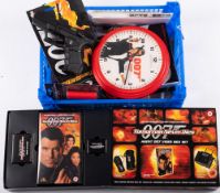 A group of James Bond Collectable's including a Zeon 'View to A Kill' wall clock: a Lone Star
