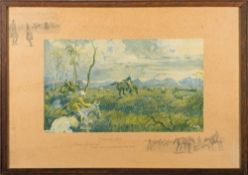 Charles Johnson Payne [1884-1967], 'Snaffles' - Peshawar Vale,:- print,