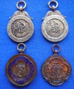 Two silver medals W.S.M.& D.M.C. Erskine Trial 1927 Team: awarded to Mrs McLean, G. McLean & H .M.