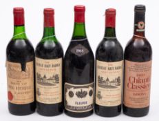 Two bottles of Chateau haut-Madrac,Saint Sauveur 1966: F Hasenklever Fleurie 1964, Ch.