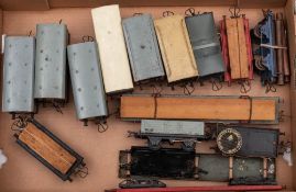 Hornby and Lima, a quantity of O gauge rolling stock: including passenger coaches, brake vans, etc.