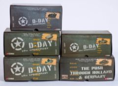 Corgi World War Two Series Military Model group: including CC660404 D-Day M3 White Half Track,