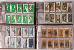 Four albums of sets and part sets of Players cigarette cards.