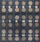 A Collection of shillings including date runs and better grade coins: including Victorian.