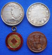 A silver medal for W.C.A.C.U. awarded to H.M.