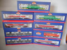 Bachmann, a collection of assorted rolling stock: includes, 100 ton Bogie Tank Wagons,