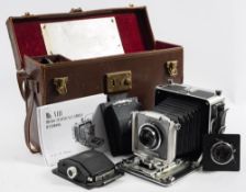 A MPP Mk VIII 5x4 Micro Technical Camera: fitted Schneider-Kreuznach f5.