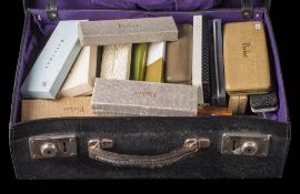 A collection of vintage fountain pen boxes,