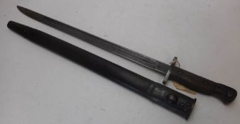 A 1907 bayonet by Wilkinson, Pall Mall, with 43.