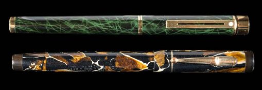 A Swan leverless 'Mosaic' fountain pen: L205/47 with No.