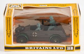 Britains Military Vehicles Set 9783 German Kubelwagen Scout Car:
