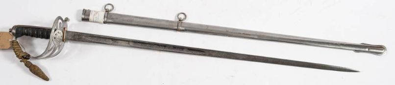 A George V 1855 pattern Scots Guards Infantry Officers Sword by W Cater & Co, Ltd ,