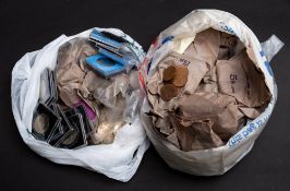 A quantity of modern crowns, Victorian pennies, farthings,