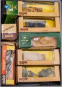 Solido. A boxed group of military vehicles: including No .6077 Sherman Bulldozer and others.