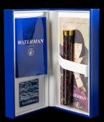 A Waterman Lady Agathe fountain pen and holder in original box:,