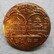 A 9ct gold medal for Motor Cycle Club: The London-Exeter-London Sidecar, 1924 12.