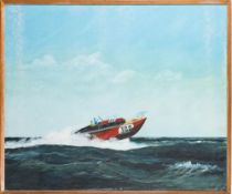 * Dion Pears [1929-1985]- A Speranziella II Power Boat racing,