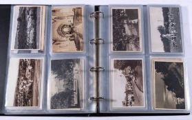 An album of Somerset postcards: including pageants and topographical, approx 128 cards.