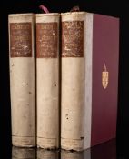 BURTON, Robert - The Anatomy of Melancholy : 3 vols, org. vellum backed cloth boards, 8vo, 1886.
