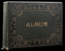 SRI LANKA : Photograph Album - 48 mounted photographs, mostly approximately 200 x 150mm,