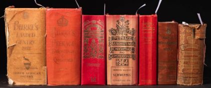 BURKE'S ... Landed Gentry : seventeenth edition, 1952. Burke's Peerage : 1967.