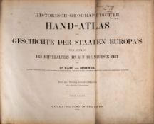 SPURNER, Karl von - Historisch-Geographischer Hand-Atlas : 73 maps with outline colouring, org.