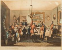 COACHING : Fores Coaching Incidents - Flooding. Hand coloured print engraved by J. Harris after C.