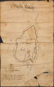MANUSCRIPT ESTATE MAP : 